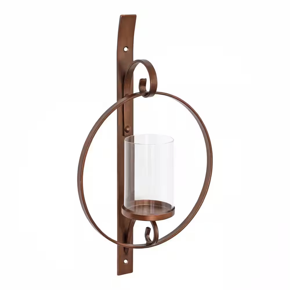 Doria Bronze Candle Sconce