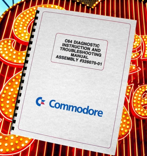 2 COMMODORE 64 C64 Computer Owners Service + Troubleshooting & DIAGNOSTIC MANUAL