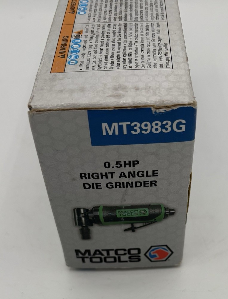 Matco Tools 0.5 HP Angle Die Grinder MT3983G