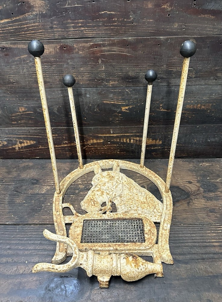 Cast Iron Boot Scraper And Boot Stand iron boot jack and rack