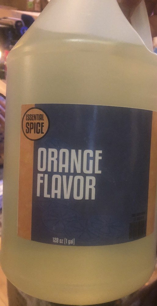 Essential Spice Orange Flavor extract, 128 Oz