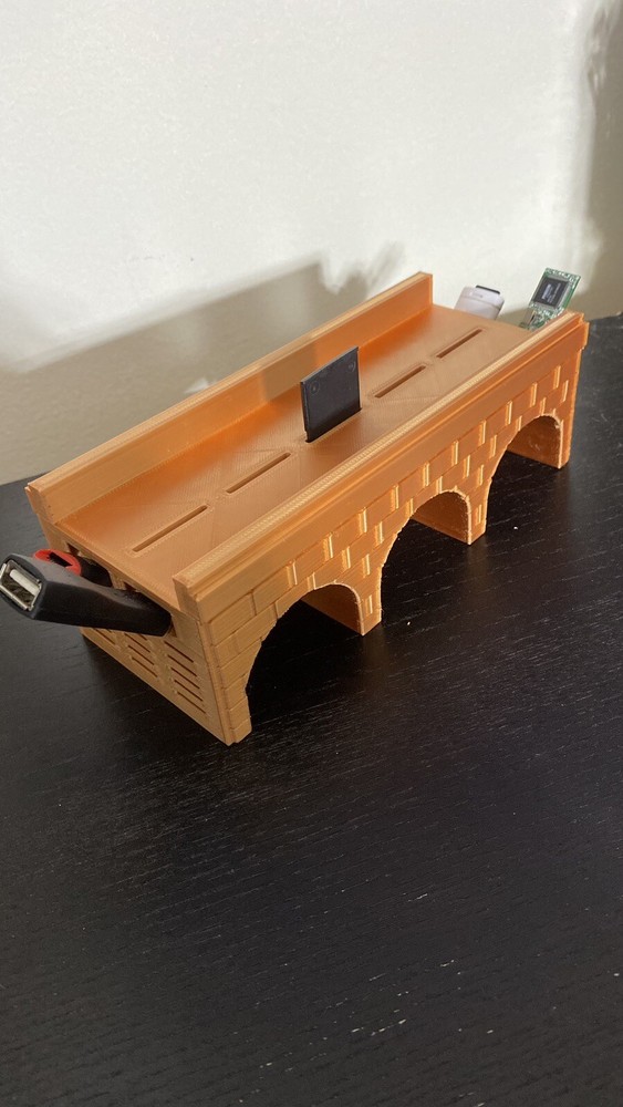 Old Bridge Micro SD card Organizer | Desk Organizer | Old Stylistic Bridge