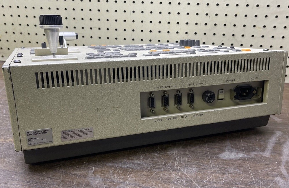 Sony NEC Video Switcher NEC ROTATION/PERSPECTIVE CONTROLLER E FLEX CONTROLLER