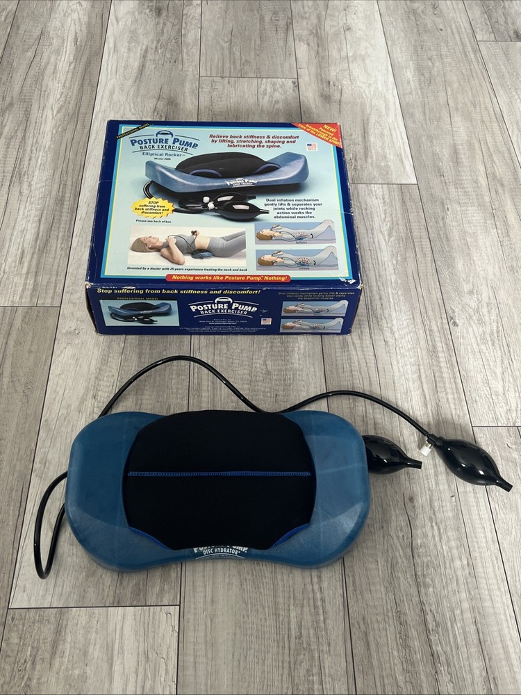 Posture Pump Back Exerciser Model 2000 Elliptical Rocker Relief practically New