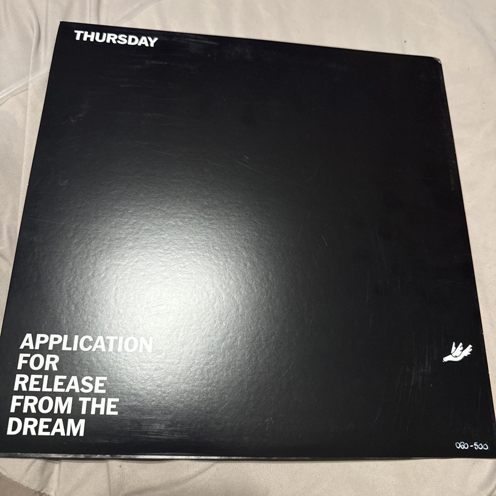 THURSDAY BAND APPLICATION FOR RELEASE FROM THE DREAM SIGNED VINYL RECORD