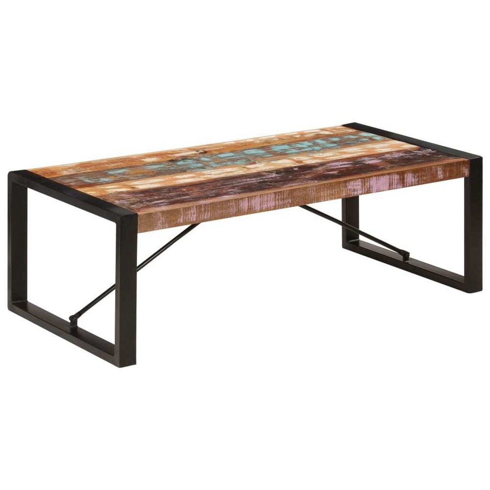 Coffee Table Sofa End Table Side Table Solid Wood Reclaimed 47.2 Inch vidaXL
