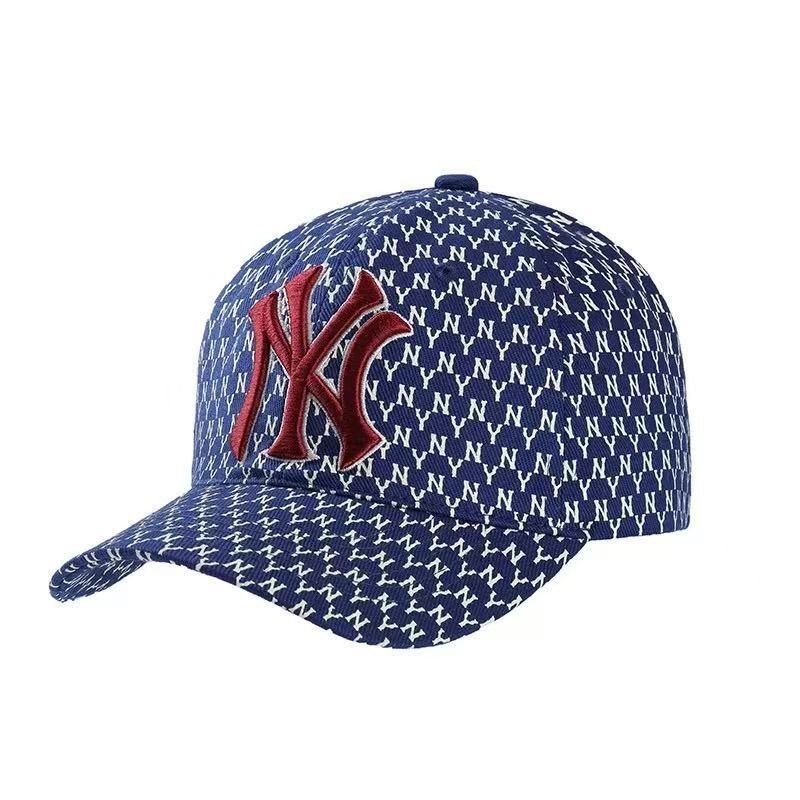 MLB Diamond Structured Ball Cap NY Yankees Monogram, Adjustable