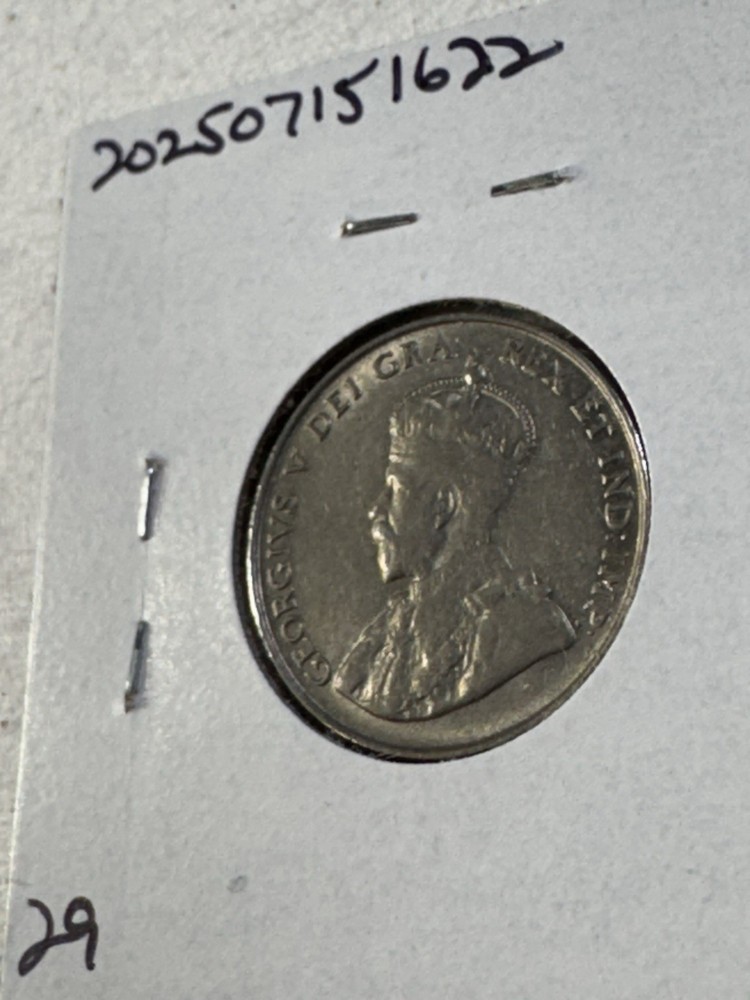 1922 Canada 5 Cents