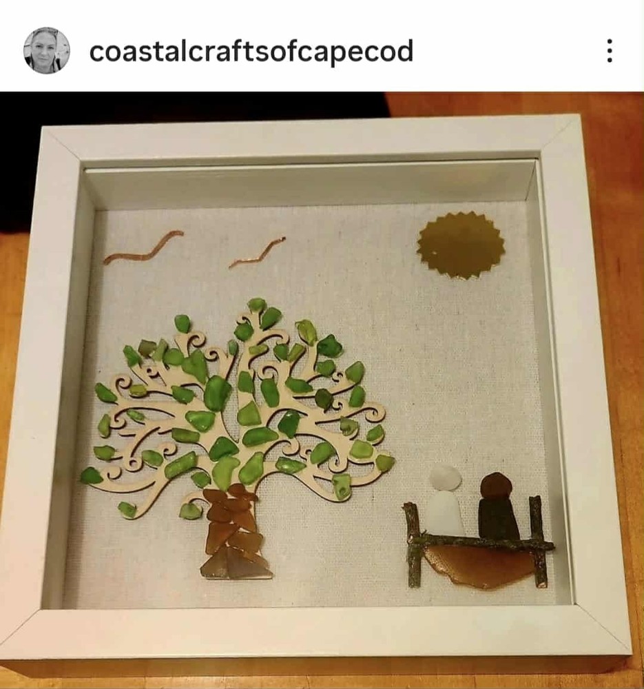 Authentic Sea Glass Art