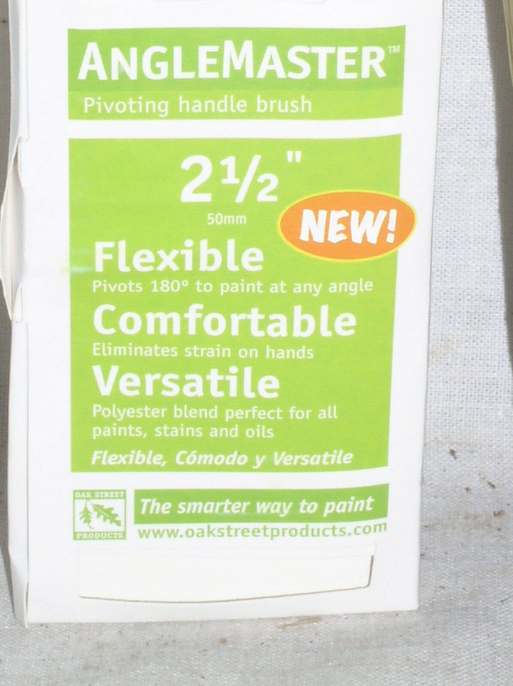 1 ANGLEMASTER 2-1/2" ADJ ADJUSTABLE ANY ANGLE ANGLED SWIVEL PIVOTING PAINT BRUSH