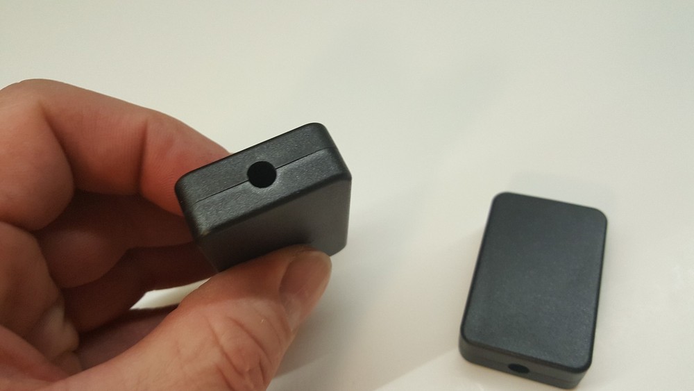 2 PACK --- Small Black Plastic Electric Project Box