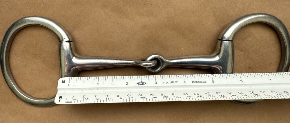 Snaffle bit, lightly used, heavy duty