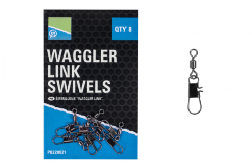 Preston Waggler/feeder Link Swivels Quick Change Attachment 8 per Pack