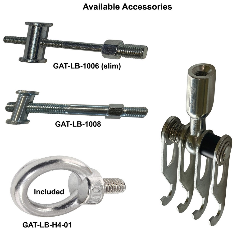 Dent Pulling Claw (4) Hook - Wiggle Wire, Weld Ring Tabs & PDR