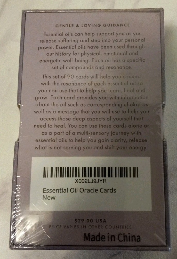 Lisa Powers Essential Oil Oracle Cards New Unopened