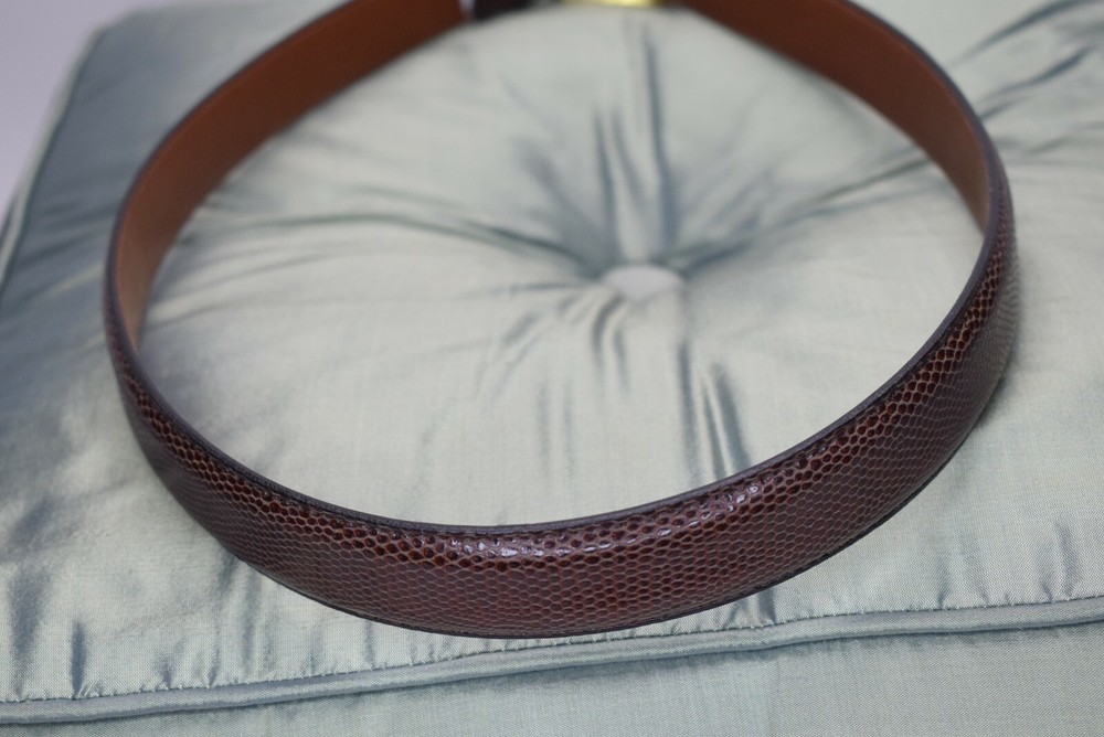 Women's Belt Brown Split Cowhide Leather Belt Size L