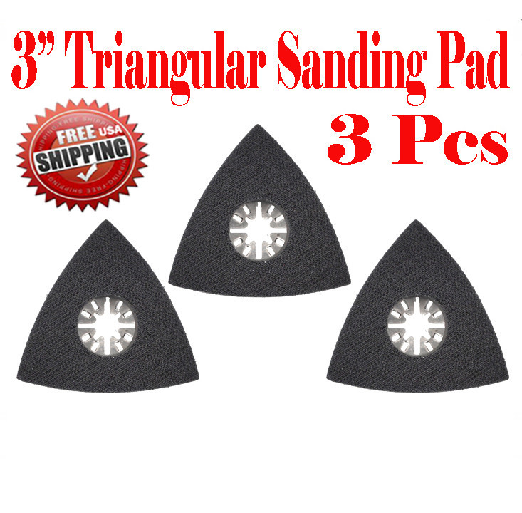 3 Pcs Oscillating Multi Tool Sanding Pad Fein Multimaster sanding paper loop and