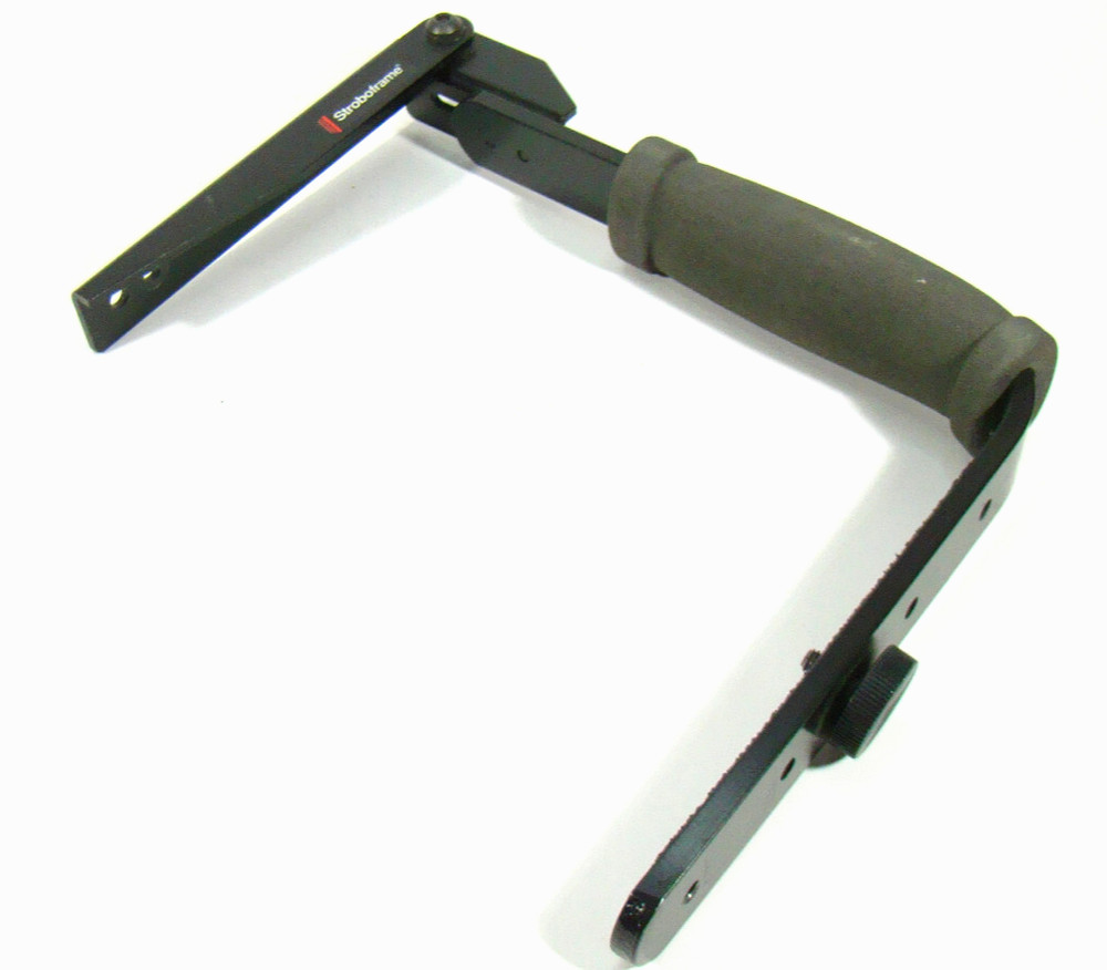 Stroboframe Quick flip 350 35mm camera flash bracket, Nice & Clean