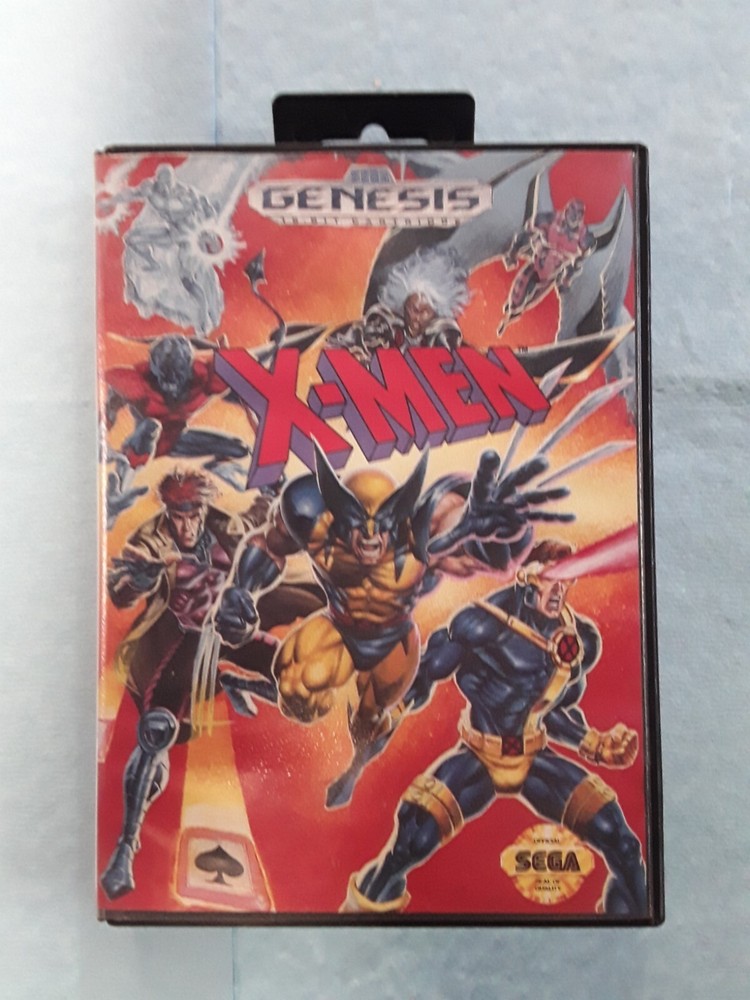 X-Men (Sega Genesis) Authentic BOX ONLY+BOX PROTECTOR