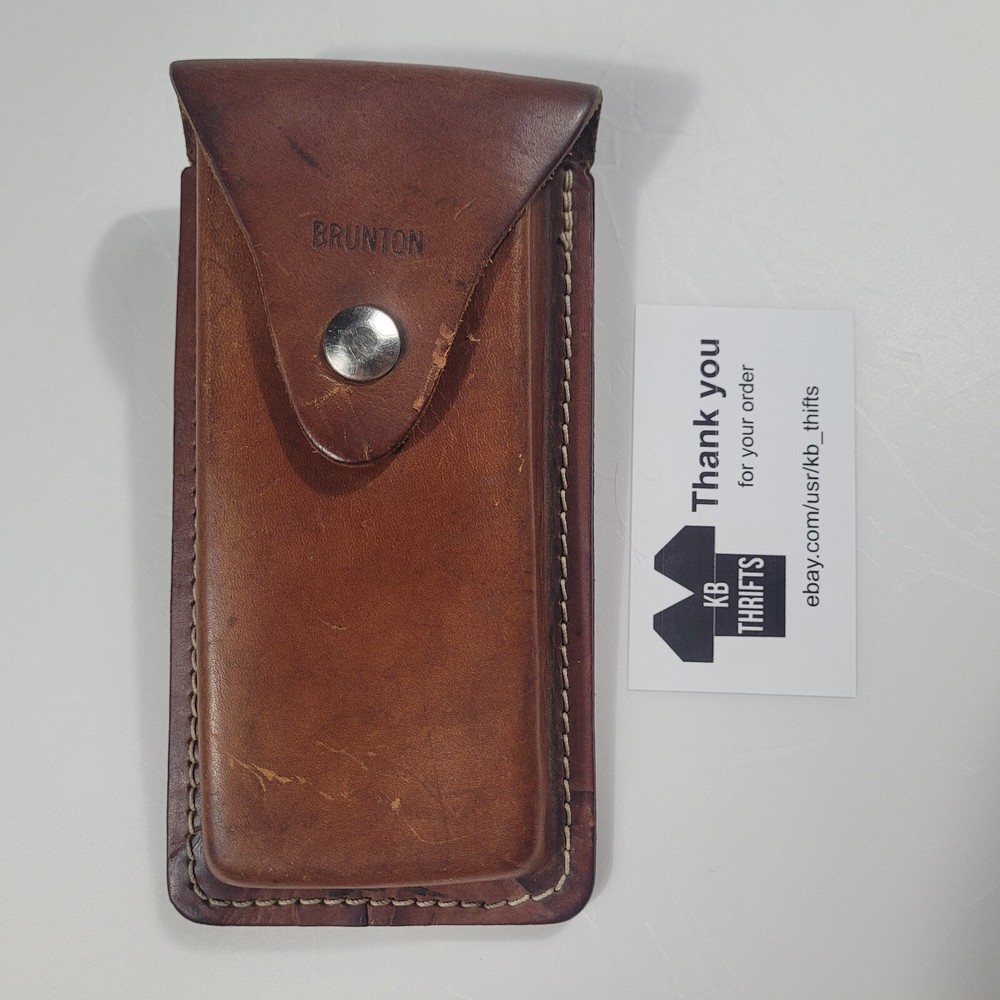 VINTAGE Brunton SurveyMaster Leather Case