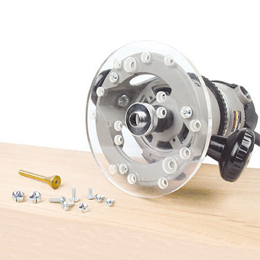 Universal Router Plate For Porter Cable® Type Template Guides