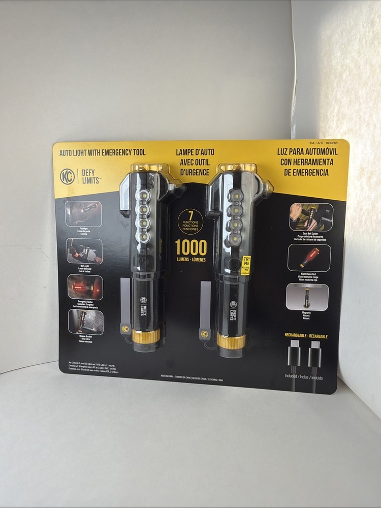 KC Auto Light Emergency Tool,l 2-Pack