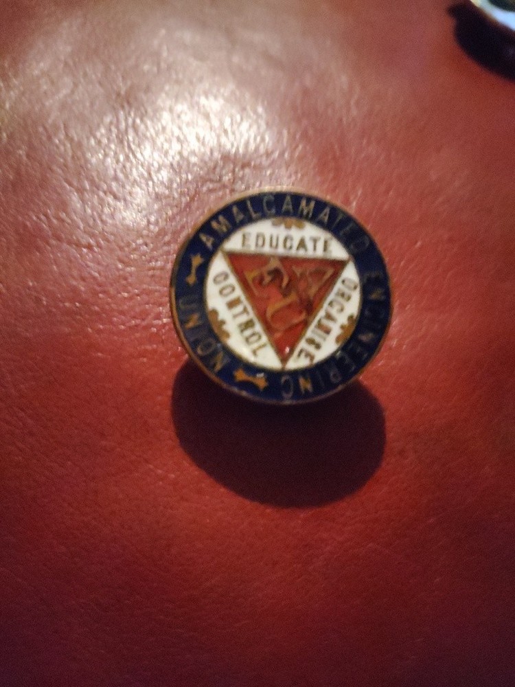 SMALL AMALGAMATED ENGINEERING TRADE UNION  BADGE