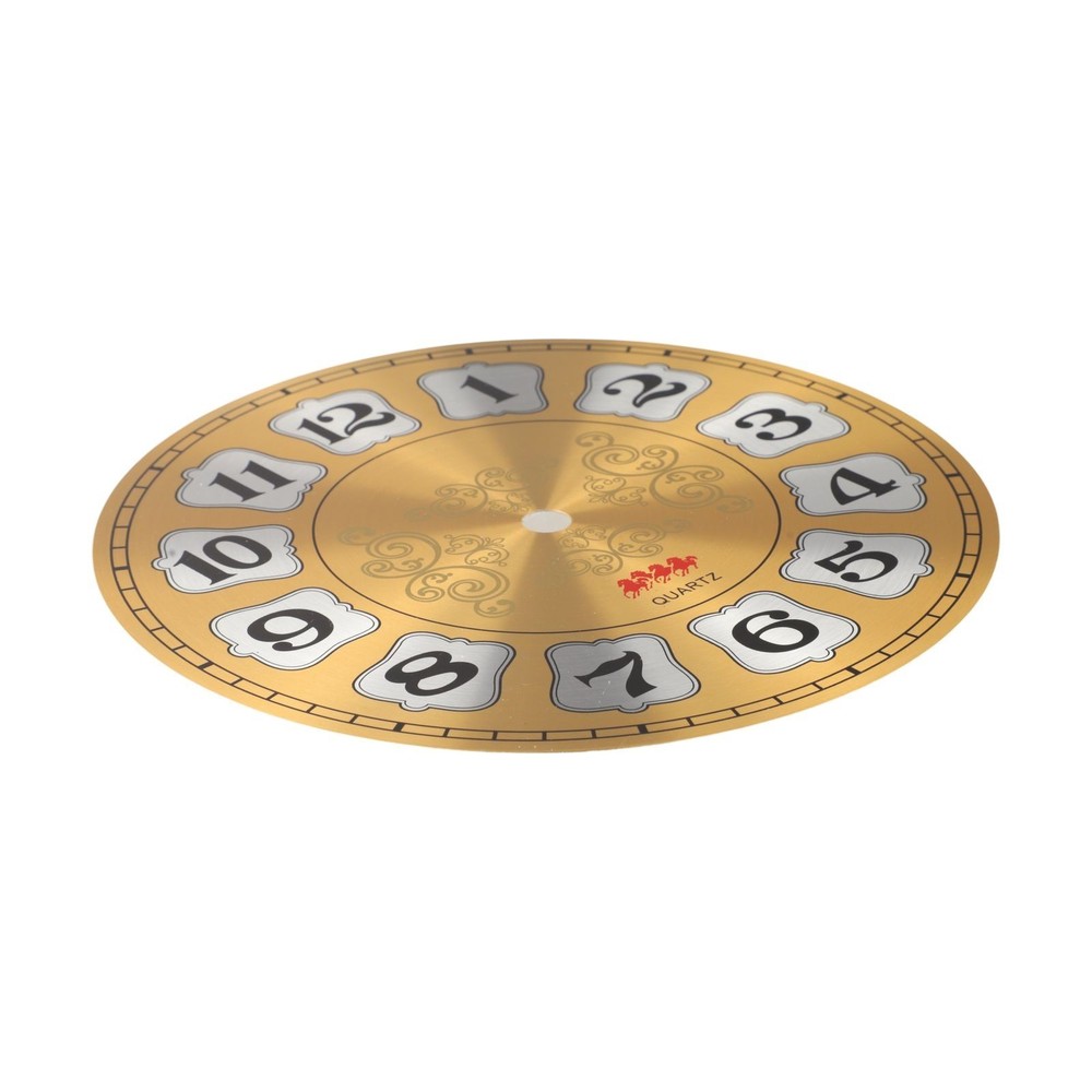 DIY Clock Face Aluminium Wall Clock Creative Application Elegant Design
