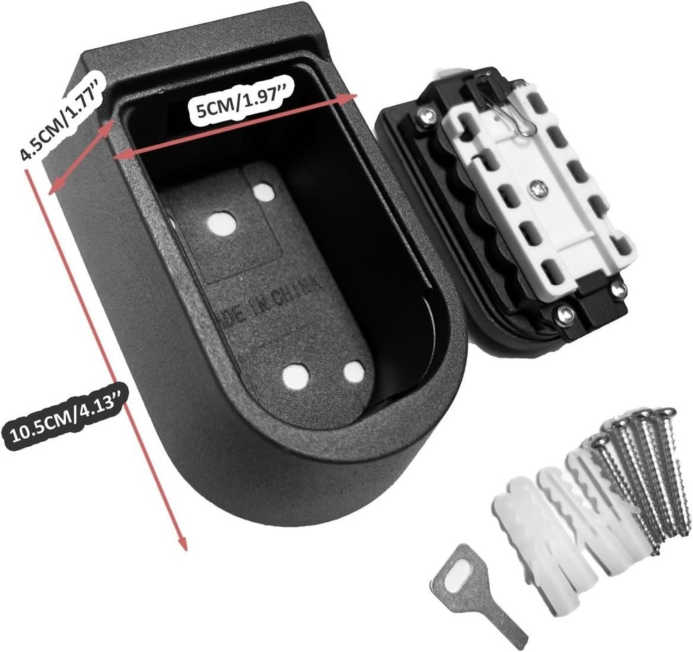 Versatile Key Storage Box with Changeable Code - Mounts Indoors or Outdoors