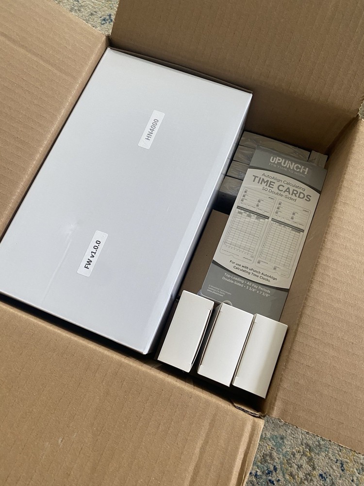 Upunch HN4540 Time Clock Bundle