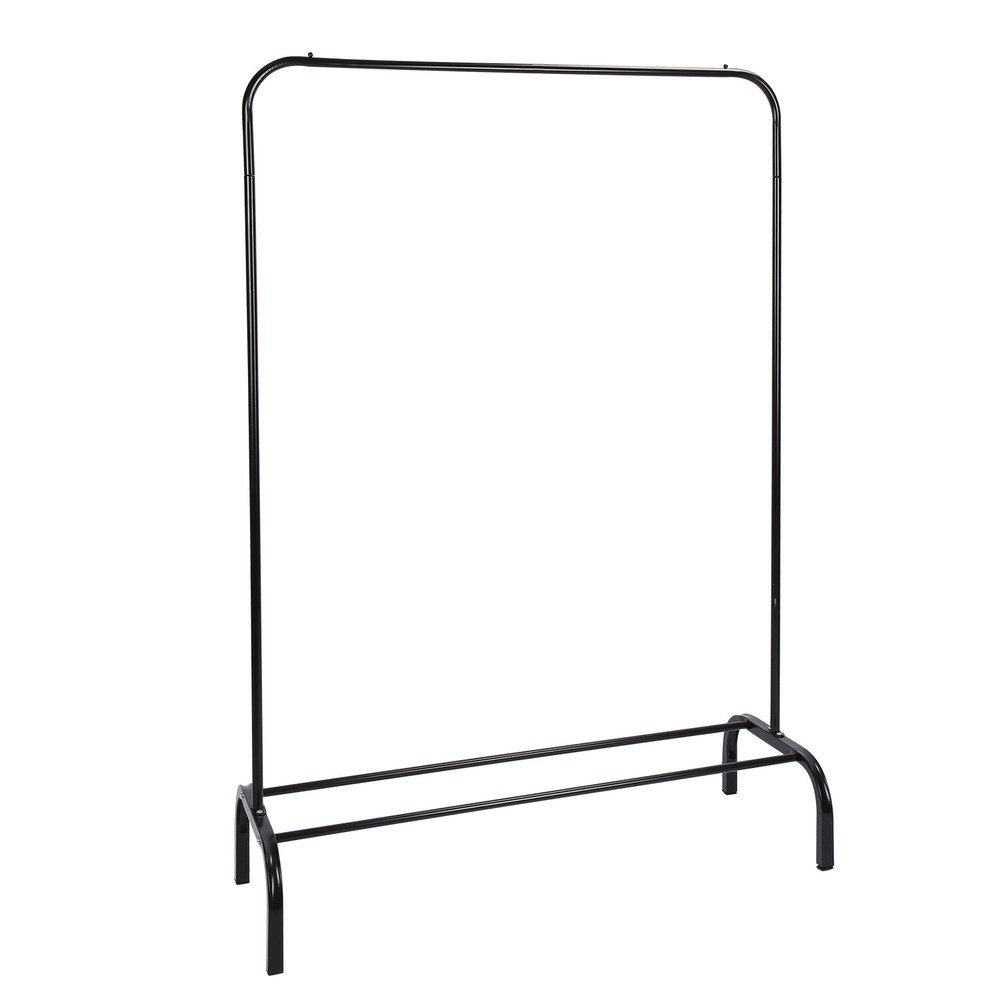 33lbs Loading Clothing Racks w/ Bottom Shelf Ideal for Efficient Organization