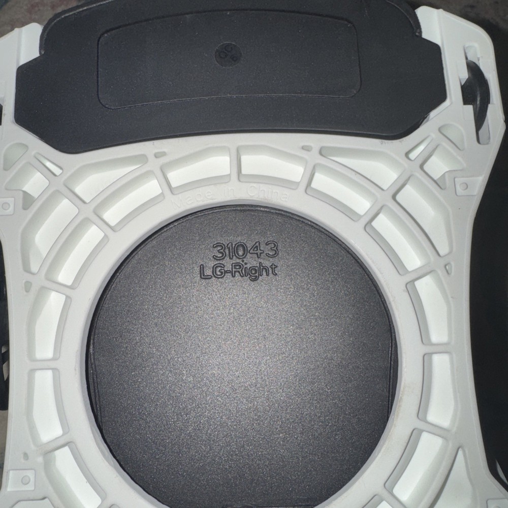Nidecker SuperMatic Drop In Snowboard Bindings White LARGE