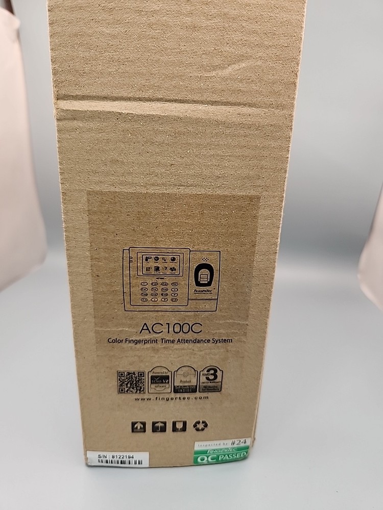 NEW Finger TEC Biometric Time & Attendance System