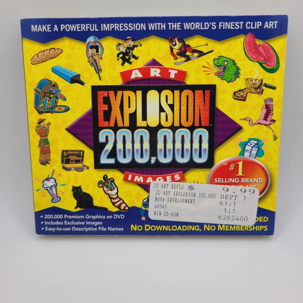 Art Explosion 200,000 Images (DVD-ROM, Nova Development)