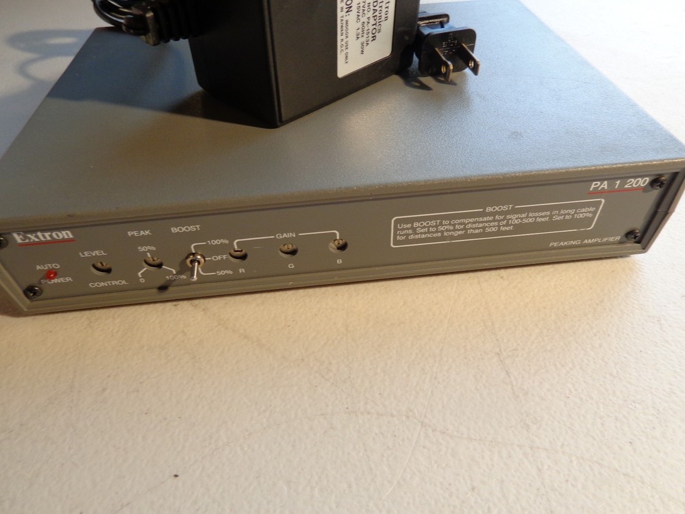 Extron PA 1 200  Peaking Amplifier