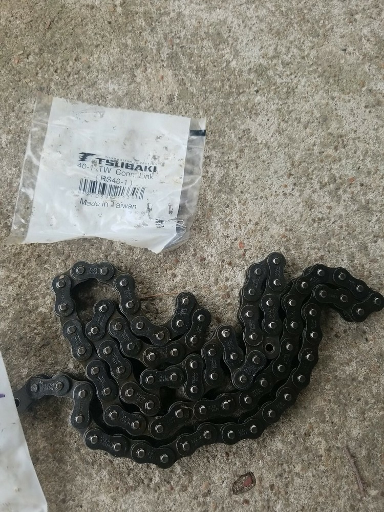#40 Roller Chain 40" Free Connecting Link Salt spreader kit 80032