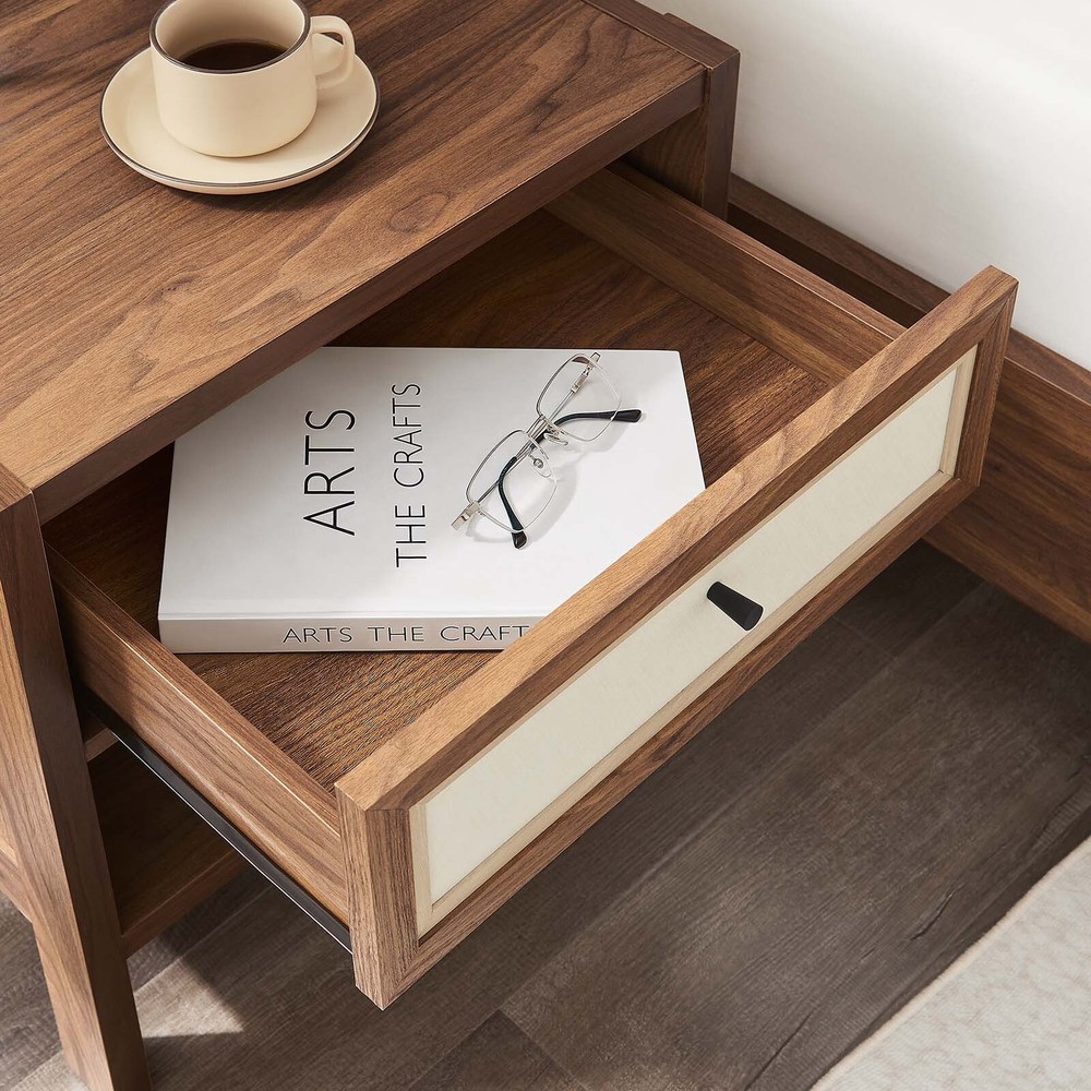 Capri Nightstand in Walnut