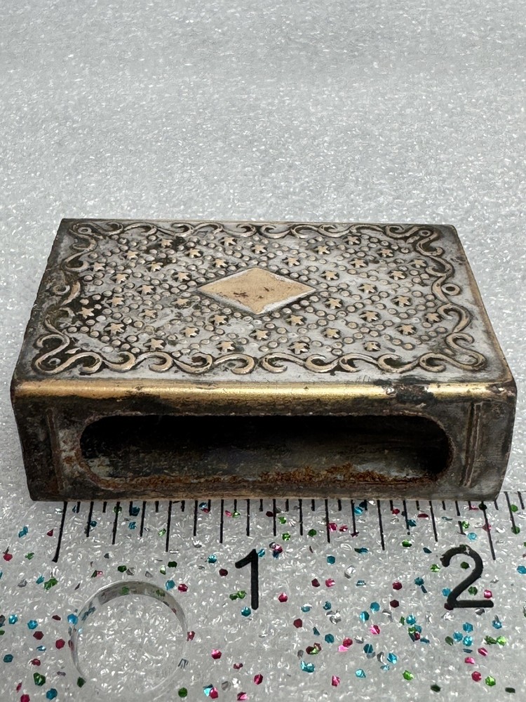Vintage Odecca (Odessa) Lighthouse Silver Plated Matchbox Holder