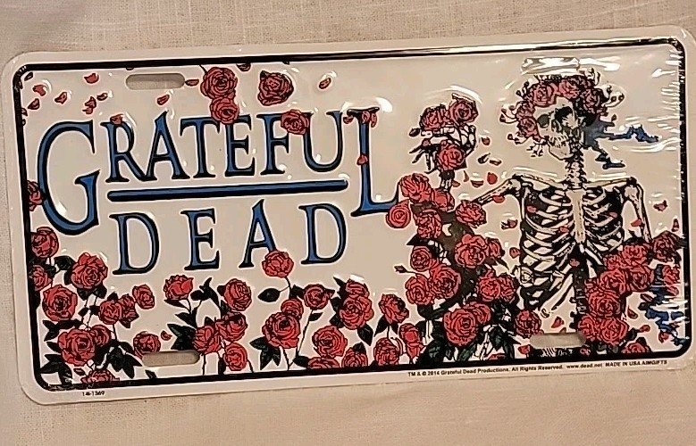 GRATEFUL DEAD BERTHA LICENSE PLATE
