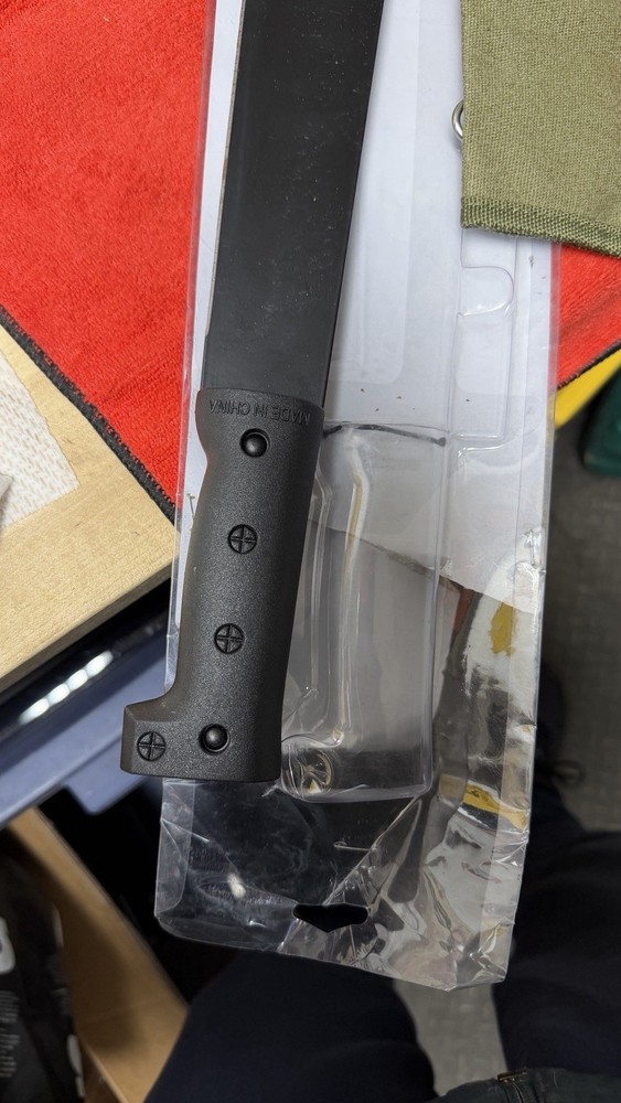 Coleman Machete with Sheath Fixed Blade Camping Tool New Open Box