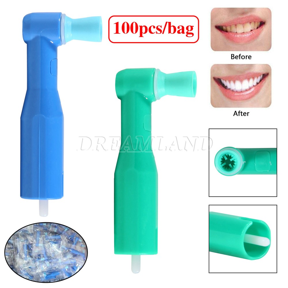 100pcs Dental Disposable Prophy Angles Contra Angles Top Quality