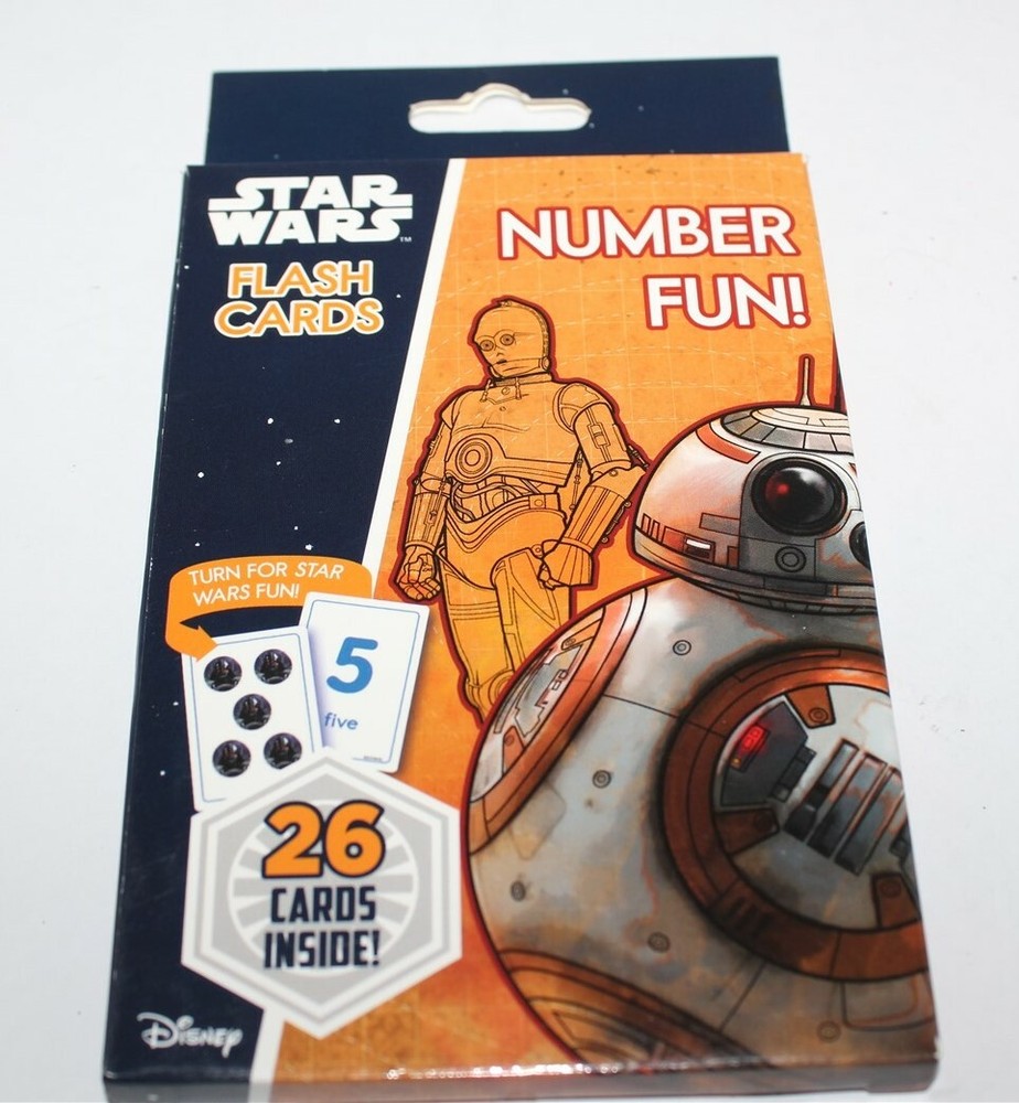 Star Wars Flash Cards Number Fun! 2016 Scholastic Educational Learning