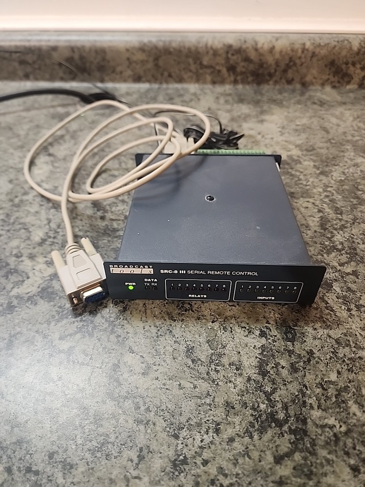 Broadcast Tools SRC 8 III Serial Remote Control Broadcast Automation Relay Box