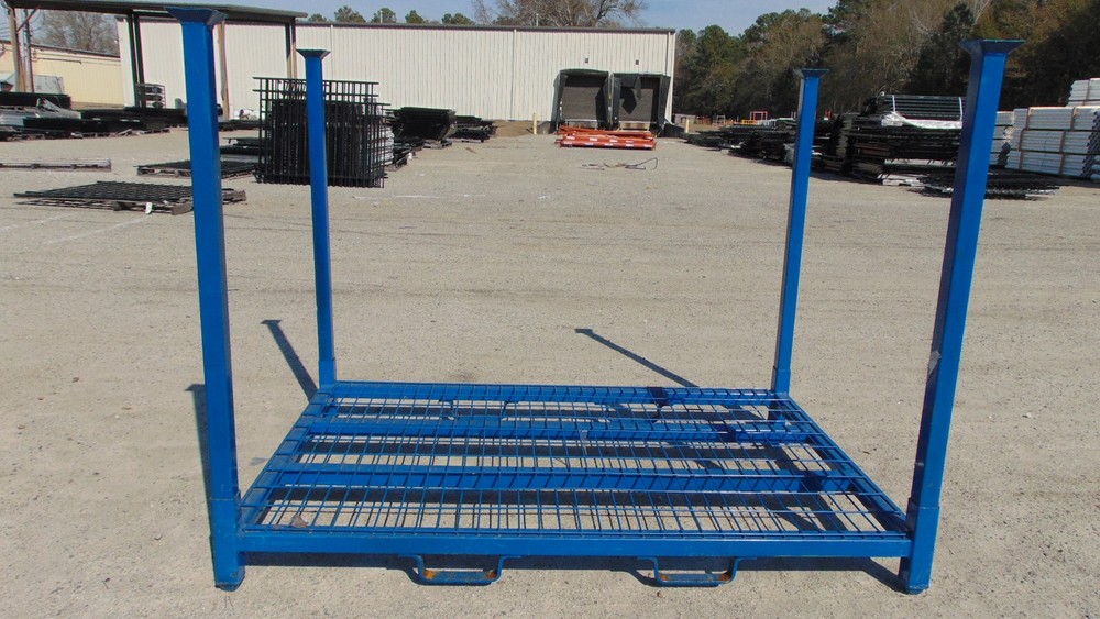Steel Stackable Rack - 72" x 48" x 55" - Industrial Storage Shelf Warehouse