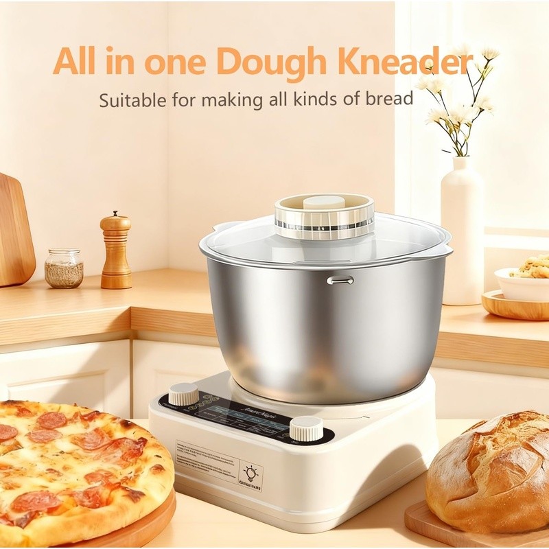 Automatic Dough Mixer W/ Fermentation Function Stainless Steel Kneader Machine