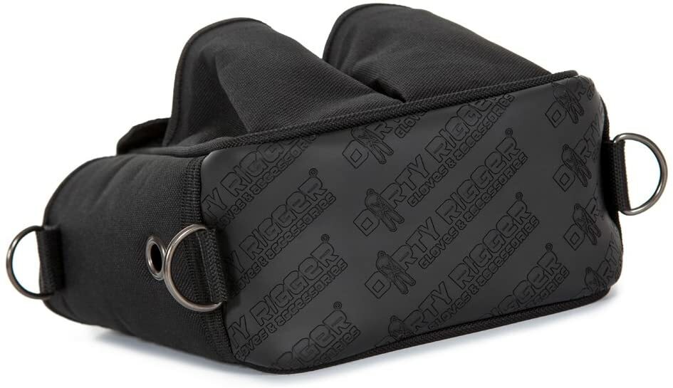 New Dirty Rigger Technicians Tool Pouch 2.0 (Black) Rubber Base With Belt Loop