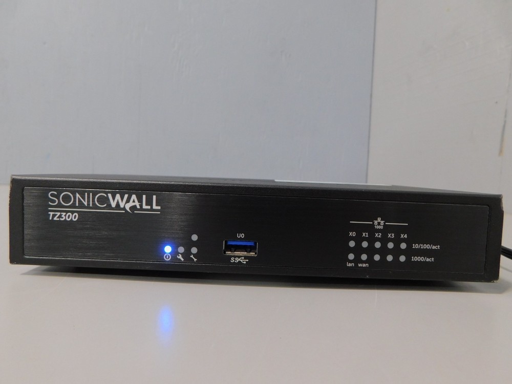 SonicWall  TZ300 Network Security Firewall Includes Power Supply