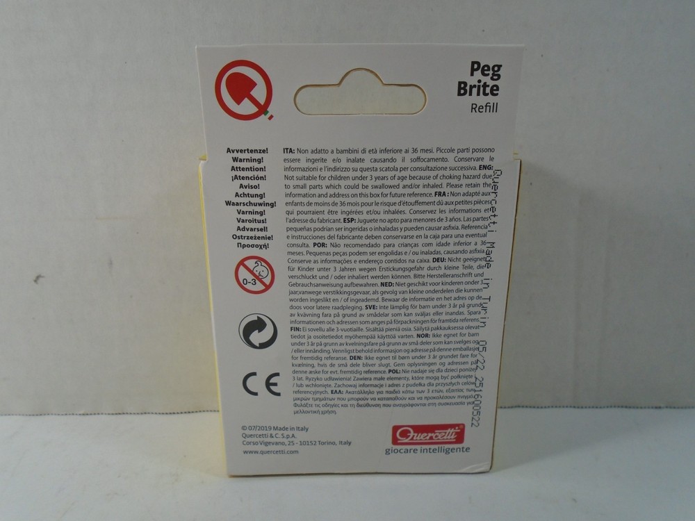2019 QUERCETTI--PEG BRITE REFILL (NEW) 2516