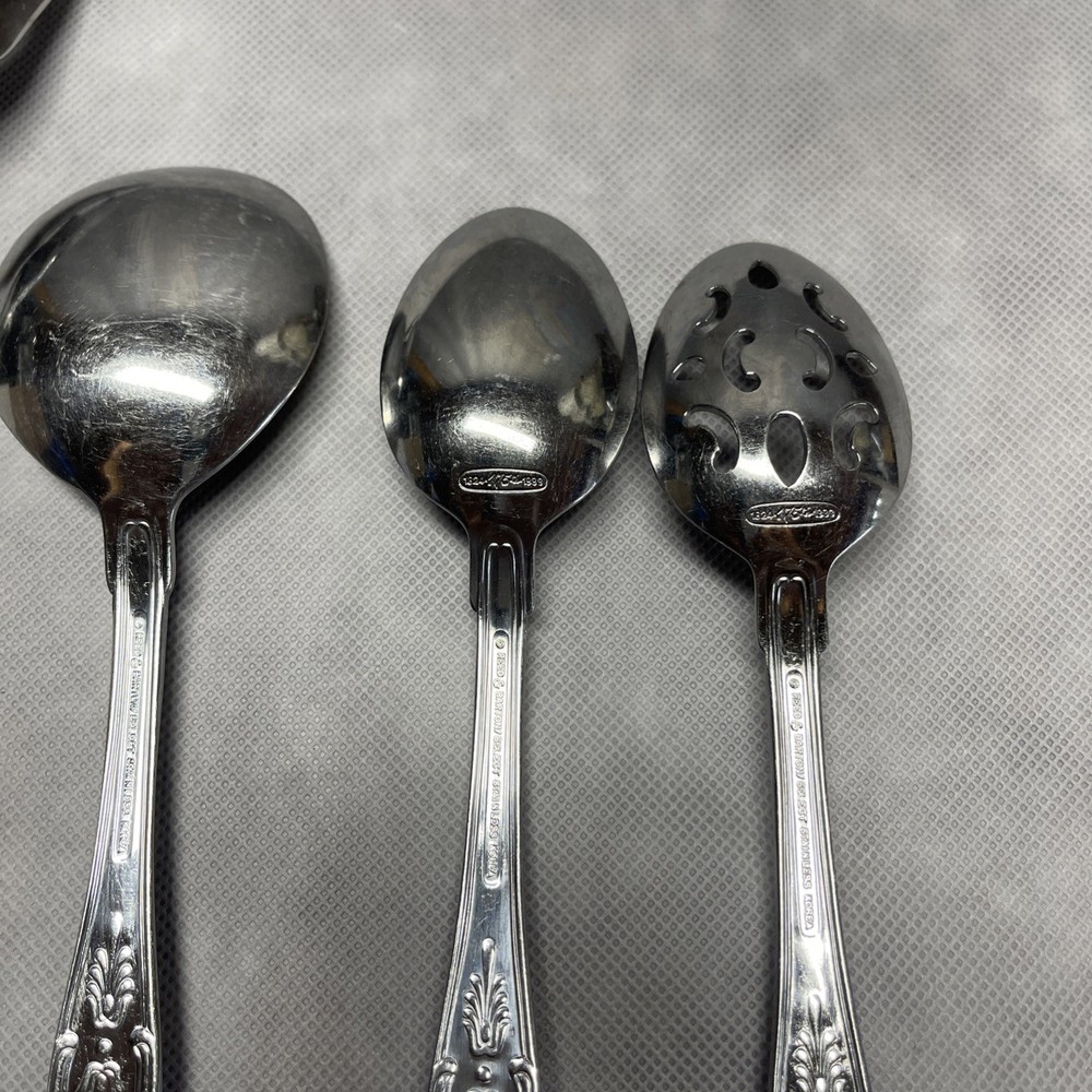 Reed & Barton KINGS 5 Pc 1824-1999 175th Select Stainless Serving Flatware Set