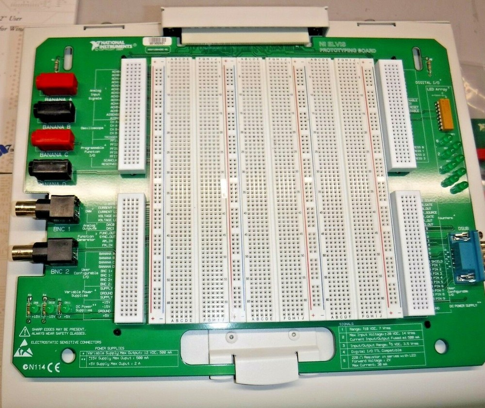 National Instruments 189323F-01, NI ELVIS Engineering Lab Workstation Module